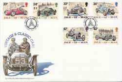 1995-05-08 IOM Classic Cars Stamps FDC (83919)