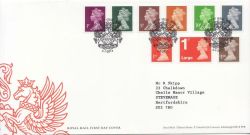 2013-01-03 Definitive Stamps Windsor FDC (84028)