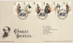 2012-06-19 Charles Dickens Stamps Portsmouth FDC (84045)