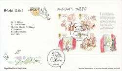2012-01-10 Roald Dahl Stamps M/S Great Missenden FDC (84057)