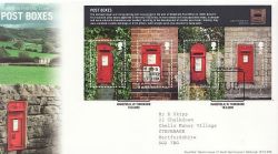 2009-08-18 Post Boxes Stamps M/S Wakefield FDC (84119)