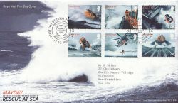 2008-03-13 Rescue at Sea Stamps Poole FDC (84143)