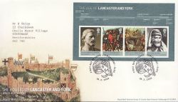 2008-02-28 Kings and Queens M/S Tewkesbury FDC (84186)