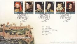 2008-02-28 Kings and Queens Stamps Tewkesbury FDC (84187)