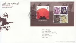 2007-11-08 Lest We Forget M/S London SW1 FDC (84189)