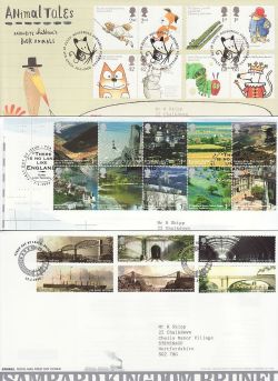 2006 Bulk Buy x13 FDC From 2006 With Special Pmks (84210)