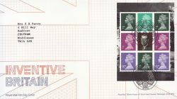 2015-02-19 Inventive Britain Booklet Stamps Harlow FDC (84234)