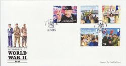 2005-02-03 Guernsey World War II Memories Stamps FDC (84246)