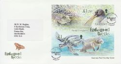 2006-02-16 Guernsey Endangered Species M/S FDC (84260)