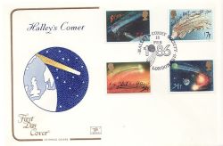 1986-02-18 Halley's Comet Stamps London SE10 FDC (84318)