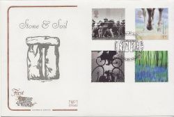 2000-07-04 Stone and Soil Stamps Stonehenge FDC (84353)