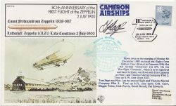 FF08 70th First Commercial Airline Flown Signed (84378)