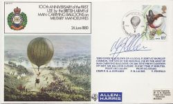 FF17 Man-Carrying Balloons Anniv Flown Signed (84380)