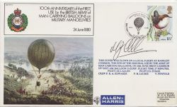 FF17 Man-Carrying Balloons Anniv Flown Signed (84415)