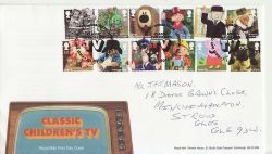 2014-01-07 Classic Children TV Stamps Wimbledon FDC (84583)
