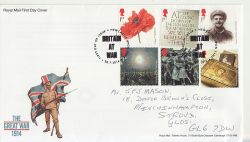 2014-07-28 The Great War Stamps Newcastle FDC (84597)