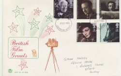 1985-10-08 British Films Stamps Croydon FDC (84616)
