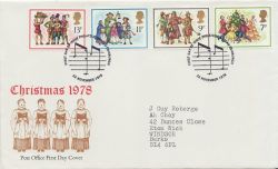 1978-11-22 Christmas Stamp Bureau FDC (84653)