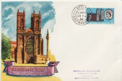 1966-02-28 Westminster Abbey 3d Phos Botley cds FDC (84689)