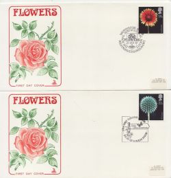 1987-01-20 Flowers Stamps x4 Mercury SHS FDC (84741)