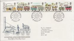 1980-03-12 Railway Stamps Liverpool FDC (84760)
