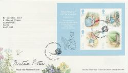 2016-07-28 Beatrix Potter Stamps M/S Ambleside FDC (84779)