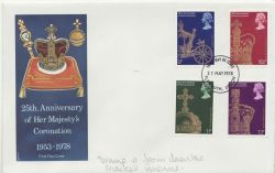 1978-05-31 Coronation Stamps Plymouth FDC (84786)