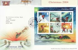 2004-11-02 Christmas Stamps M/S T/House FDC (84818)
