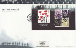 2006-11-09 Lest We Forget M/S London SW1 FDC (84833)
