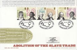 2007-03-22 Abolition of Slave Trade Parliament Sq FDC (84840)