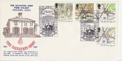 1991-09-17 Maps Stamps S Army Hadleigh FDC (84863)