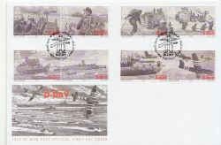 2004-04-06 IOM D-Day Stamps FDC (84904)