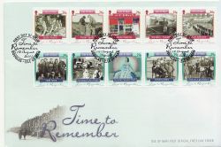 2005-08-12 IOM Time to Remember Stamps FDC (84921)