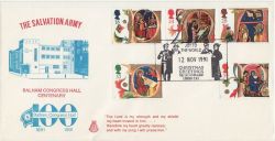 1991-11-12 Christmas Stamps S Army London SW1 FDC (84948)