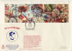 1992-01-28 Greetings Stamps S Army Eastbourne FDC (84949)