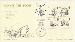 2010-10-12 Winnie the Pooh Stamps M/S T/House FDC (84952)