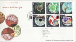 2010-09-16 Medical Breakthroughs Stamps T/House FDC (84968)