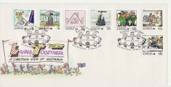 1988-03-16 Australia Living Together Stamps FDC (84985)