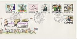 1988-03-16 Australia Living Together Stamps FDC (84991)