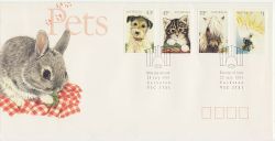 1991-07-25 Australia House Pets Stamps FDC (84998)
