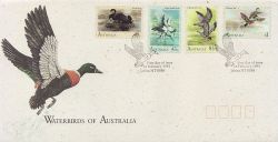 1991-02-14 Australia Waterbirds Of Australia Stamps FDC (85024)