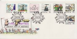 1988-03-16 Australia Living Together Stamps FDC (85029)
