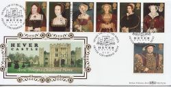 1997-01-21 Henry VIII Stamps Hever Castle FDC (85129)