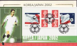 2002-05-21 World Cup Football Booklet Liverpool FDC (85135)