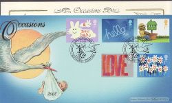 2002-03-05 Occasions Greetings Stamps Birthorpe FDC (85137)