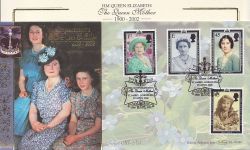 2002-04-25 Queen Mother Stamps London SW1 FDC (85138)