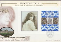 2000-08-04 Queen Mother Booklet Walmer FDC (85141)