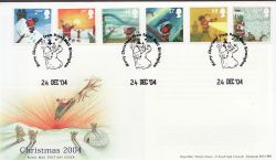 2004-12-24 Christmas Stamps RM Birmingham SHS (85150)