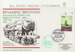 1978-05-20 Renaming Britannia Locomotive Souv (85174)