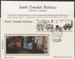 1984-05-25 South Tynedale Railway Silk Souv (85224)